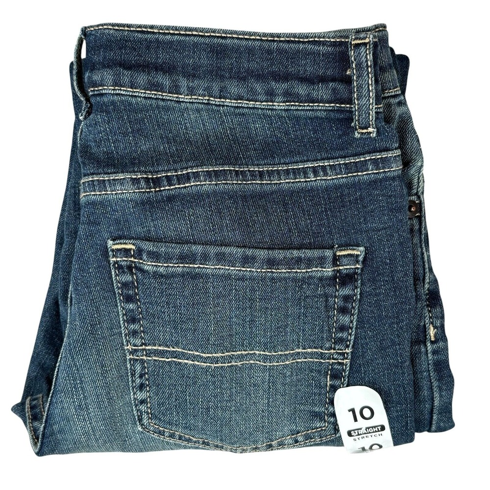 The‎ Childrens Place Stretch Straight Boys 10 Blue Denim Adjustable Waist Jeans